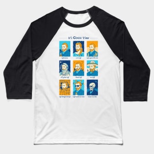 It's Gogh Time Baseball T-Shirt